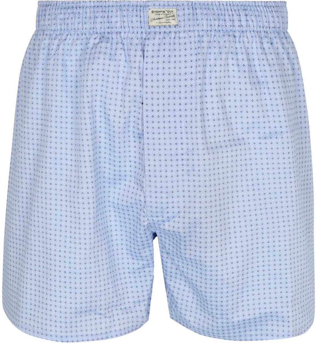 Steppin' Out Boxershort Oxford Licht Blauw - Maat S - Heren - Boxershorts