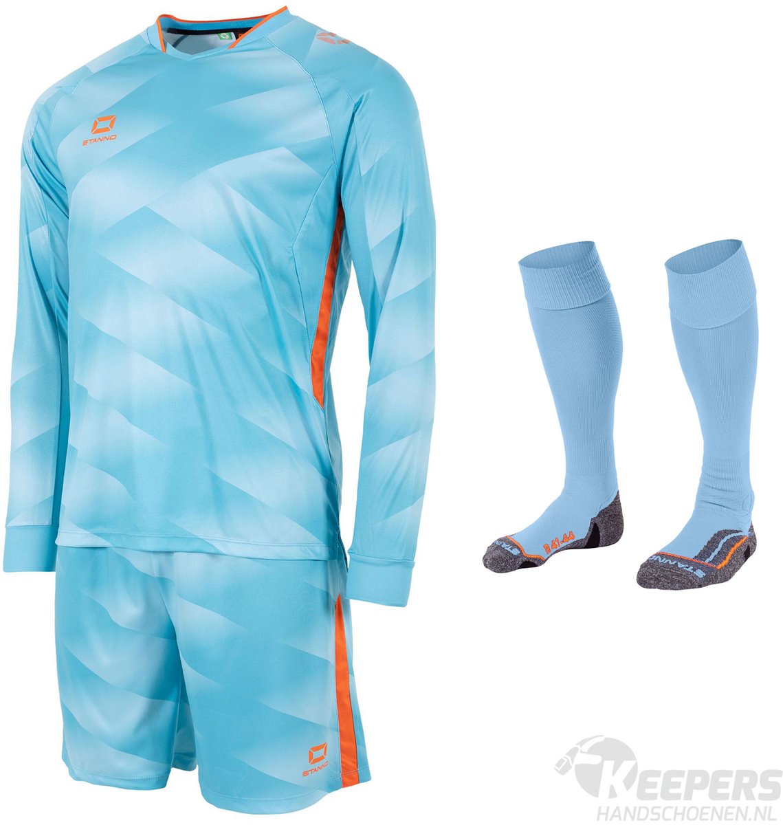 Stanno - Vik Goalkeeper Set - Sportbroek - Maat 140 - Blauw