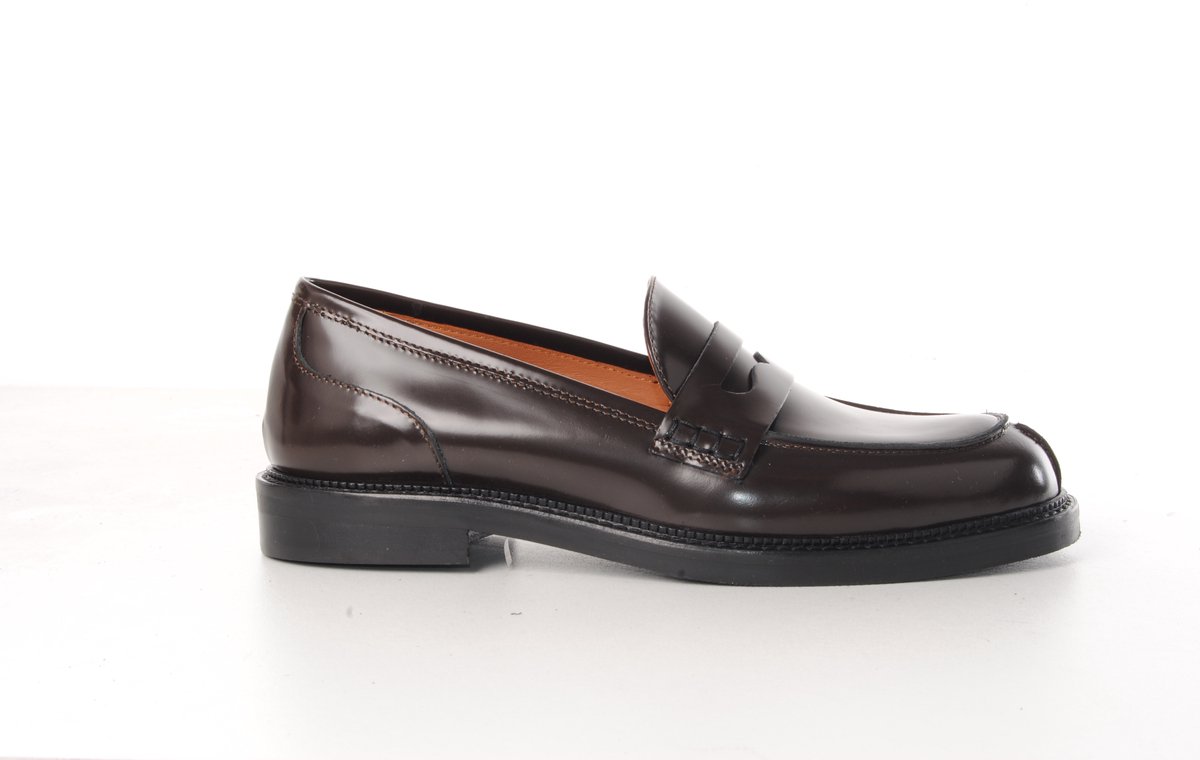 MAURY dames loafer Atomic gepollierd leder bruin