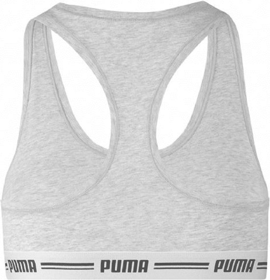 PUMA PUMA WOMEN RACER BACK TOP 1P HANG Soutien-gorge femme - gris chiné - Taille S