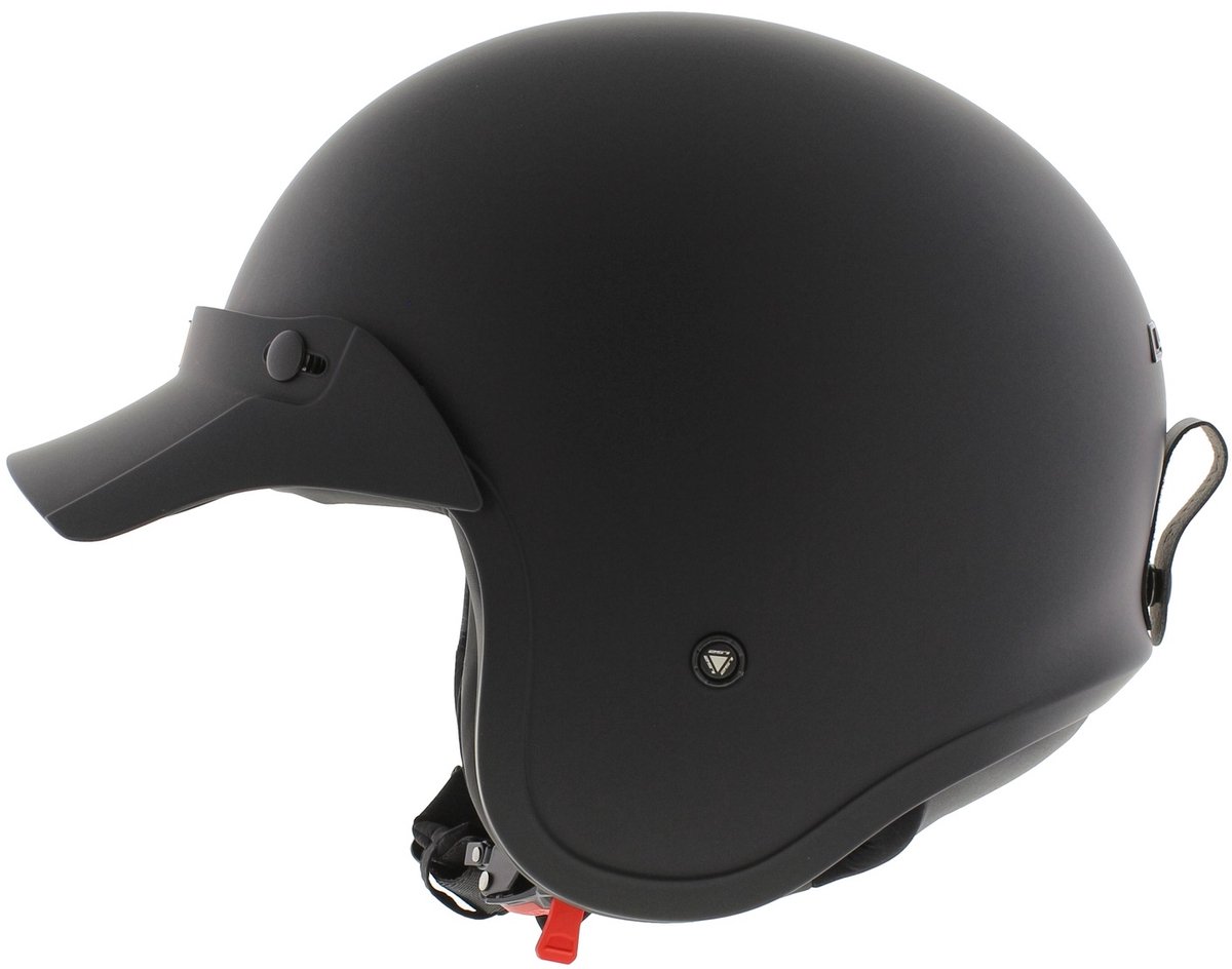 LS2 OF599 Spitfire II helm mat zwart L special edition inclusief klep – foto 3