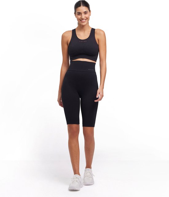 FALKE Cellulite Tights Light Short vochtregulerend functioneel materiaal broek dames zwart - maat S van Merkloos — afbeelding 2