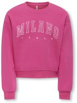 Filles ONLY KOGSWEAT LIFE LS CREW OVZ STAT SWT NOOS - Magenta Milano - Italy