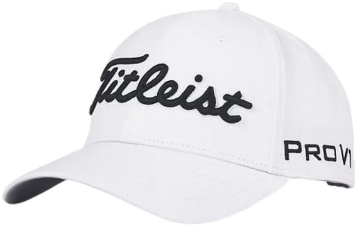 Titleist Tour Performance Cap Wit Zwart 2025