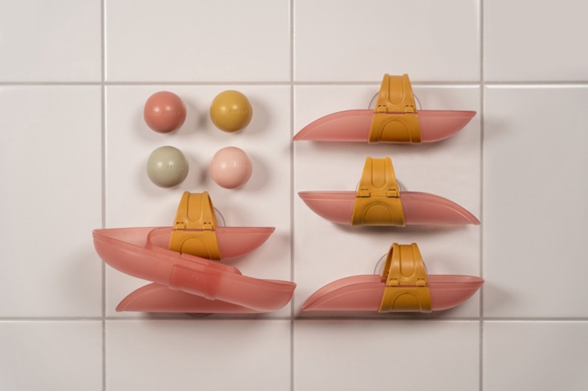 Little Dutch Waterbaan - Bad ballenbaan knikkerbaan - Roze — afbeelding 8