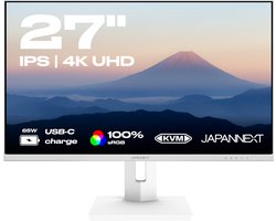 Bureaumonitor 27'' inch 4K UHD 60 Hz JN-IPS27UHDR-C65W-HSP-W
