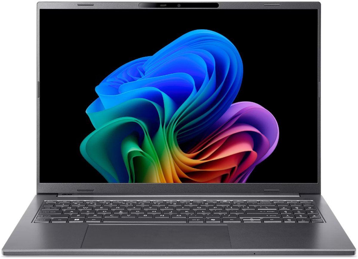 Image of Acer Aspire 16 AI A16-61M-R4UN - Copilot+ Laptop - 16 inch - Ryzen AI 5 - 16GB/512GB