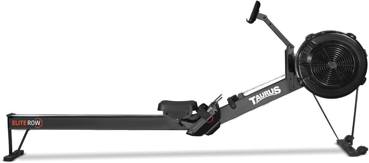 Taurus Elite Rower Roeitrainer Zwart met Kinomap Lifetime