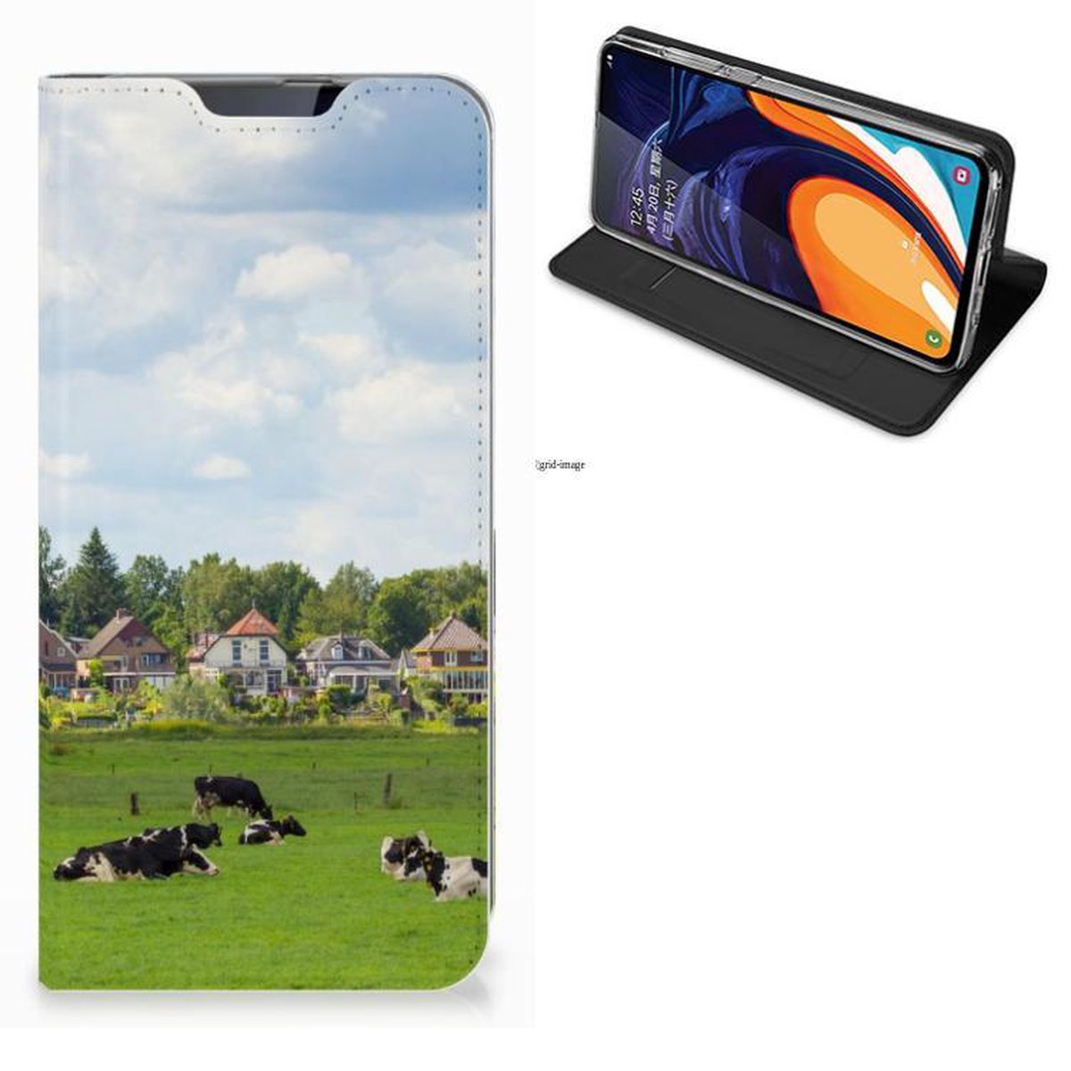 Standcase Hoesje voor Samsung Galaxy A60 Hoesje maken Koeien
