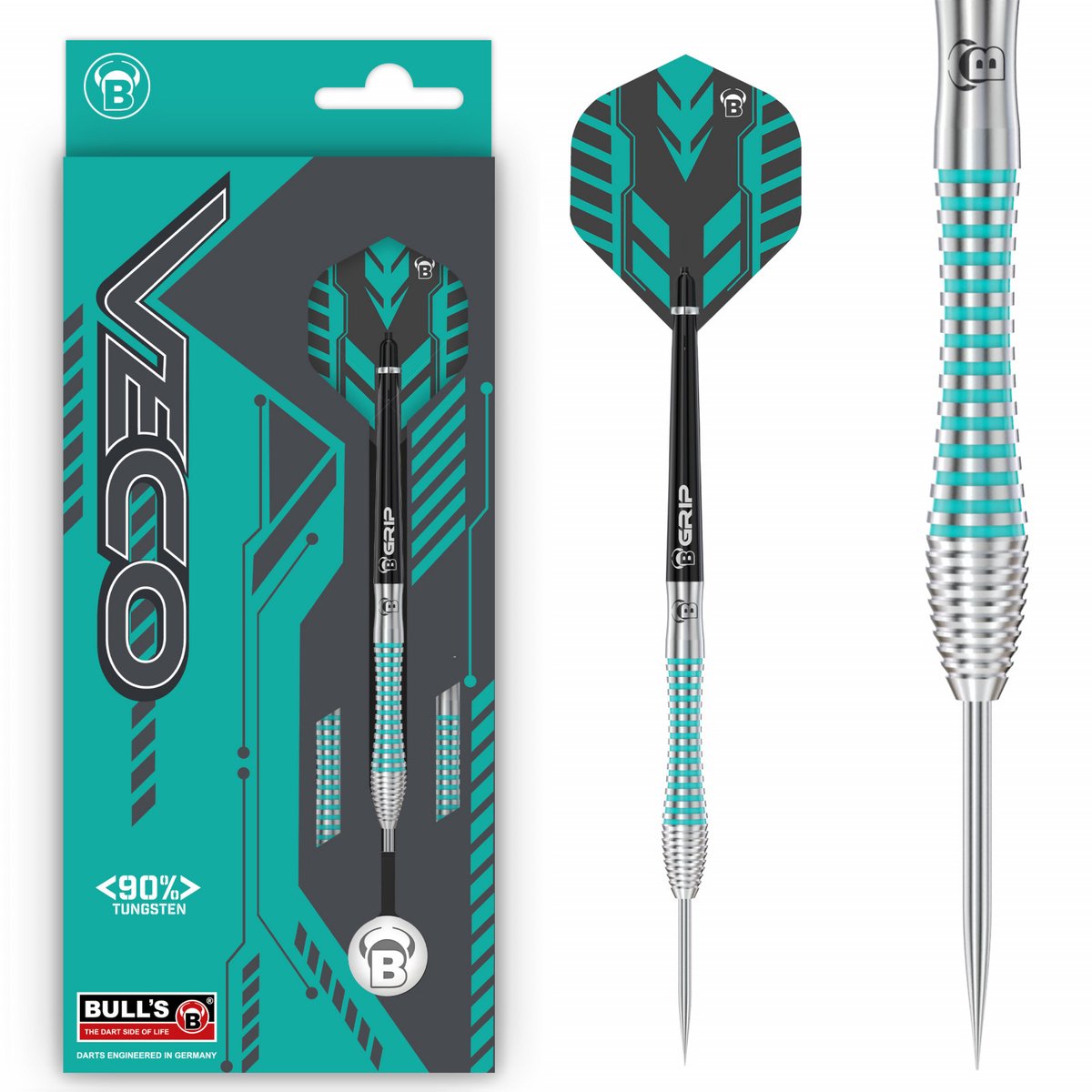 BULL'S Veco V2 90% - Dartpijlen 23 Gram