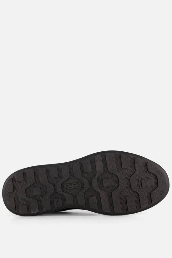 Zwarte ECCO zool met grof profiel en Ecco logo.