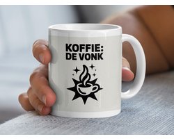 Koffie De Vonk Mok, Nieuwigheid Koffie Mok, Grappige Koffie Mok, Koffieliefhebber Cadeau, Grafische Mok, Trending Mok, Gepersonaliseerde Mok