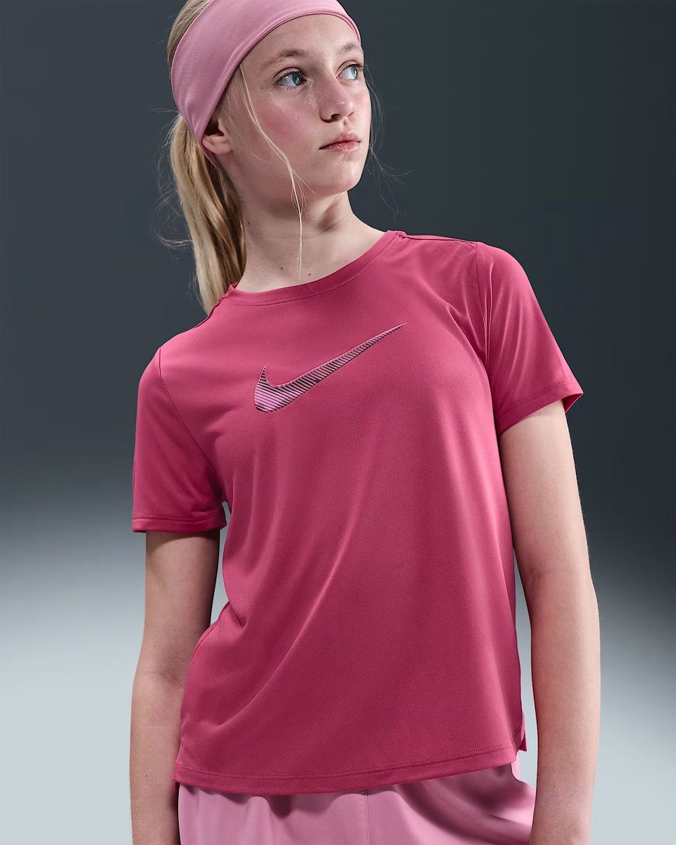 NIKE g np df one ss top sport vnr Training singlet meisjes Rood