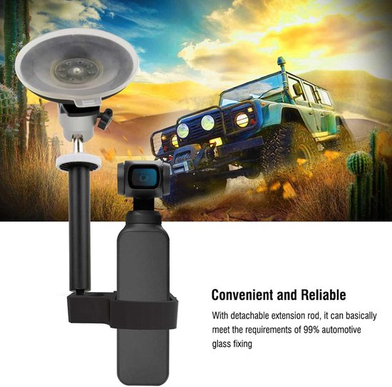 Camera Autobeugel 1/4 3/8 Inch Interface Autohouder Voorruit Beugel Stand Zuignapset voor OSMO Camera 2 Accessoires 2 Autohouder
