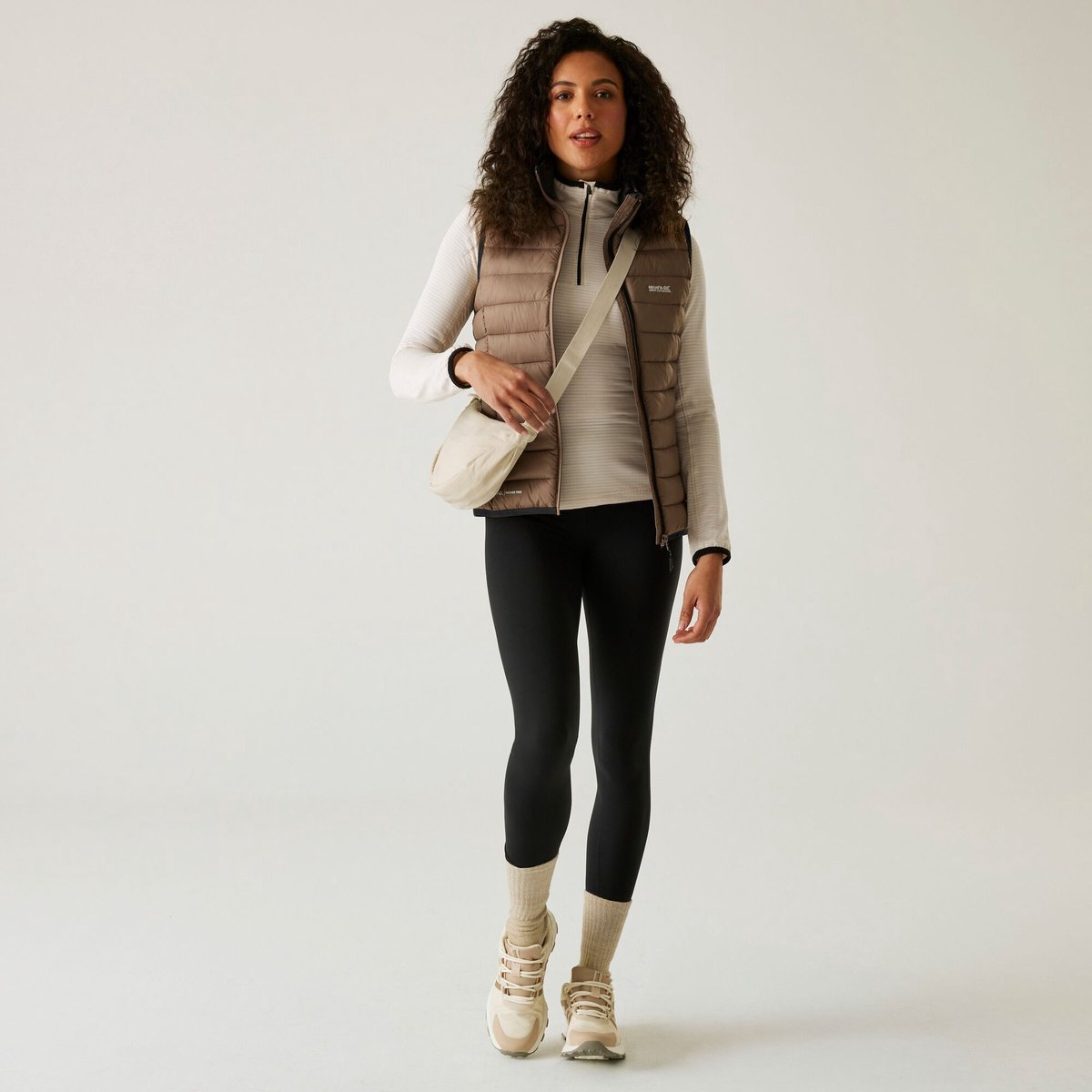 De Marizion waterafstotende wandelbodywarmer voor dames Bruin
