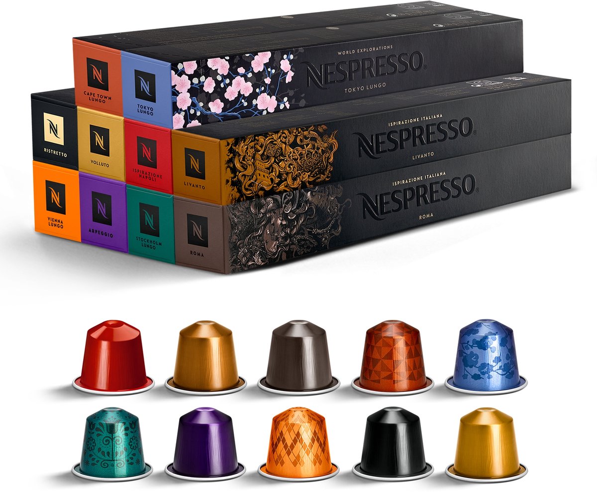 Nespresso Favorieten - 100 koffiecups