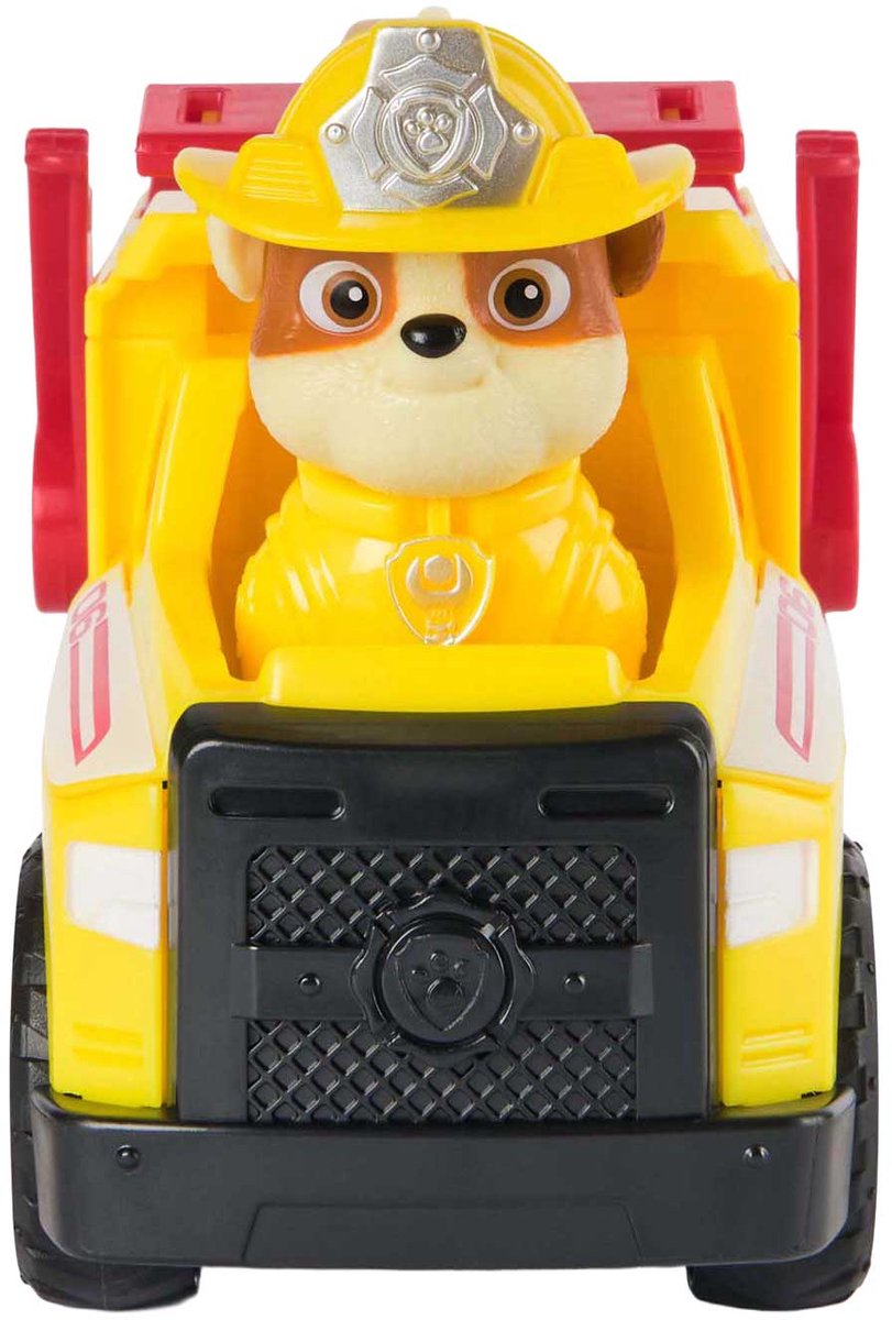 PAW Patrol - Brandweerredding - Rubble's kiepwagen - speelgoedauto met speelfiguur — afbeelding 12