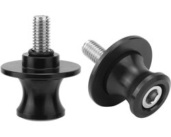 2pcs Swingarm Spool Slider Stand Screws - 8mm M8 CNC Motorcycle Swing Arm Spools Sliders - Compatibel met Kawasaki Ninja ZX6R Z900 Vulcan Triumph Trident 660 & Suzuki GSXS