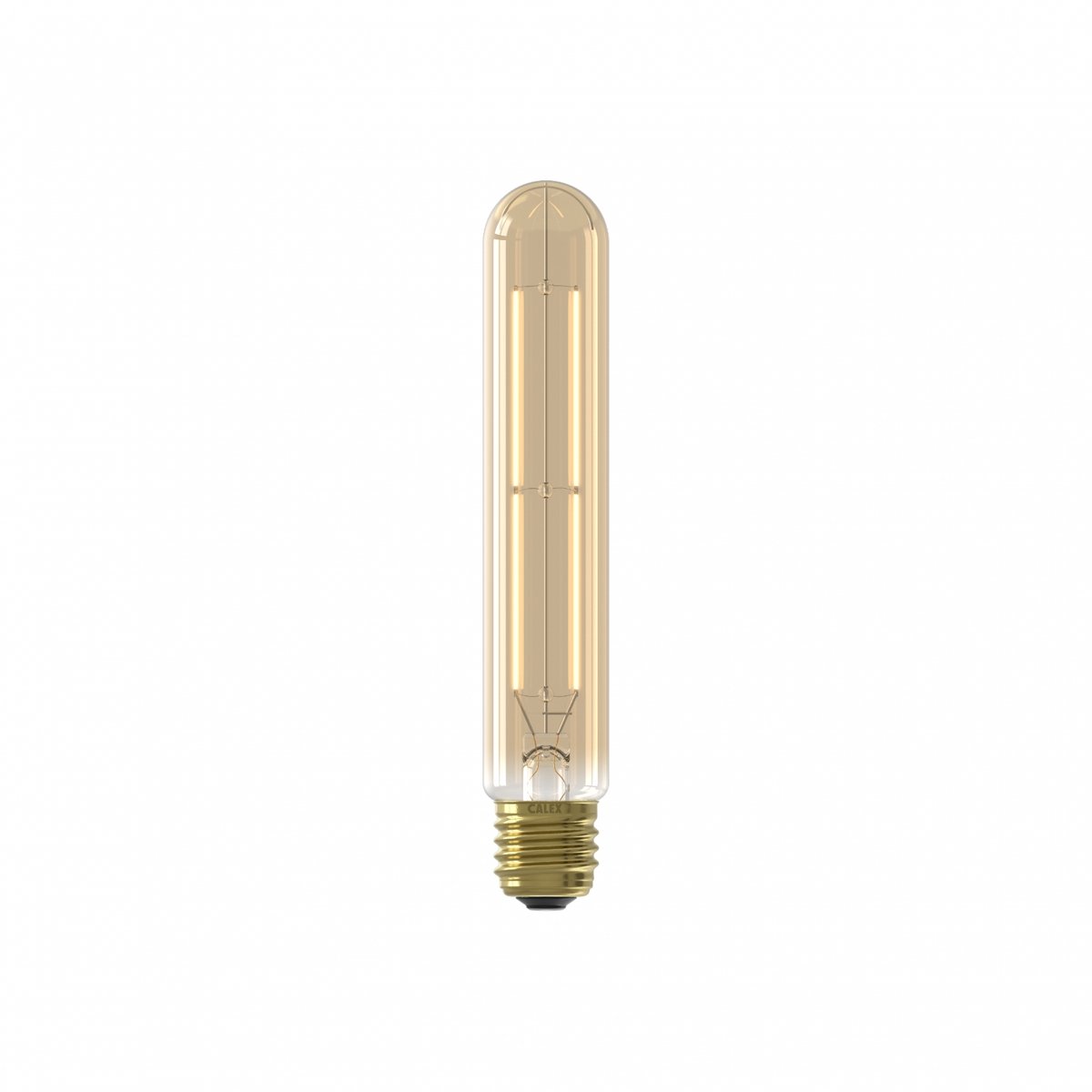 Calex Lichtbron E27 Buislamp - Glas - Goud - 3x19x3 cm (BxHxD)