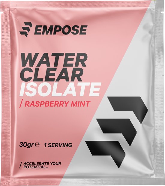 Empose Nutrition Water Clear Isolate - Proteïne Shake - Raspberry Mint ...