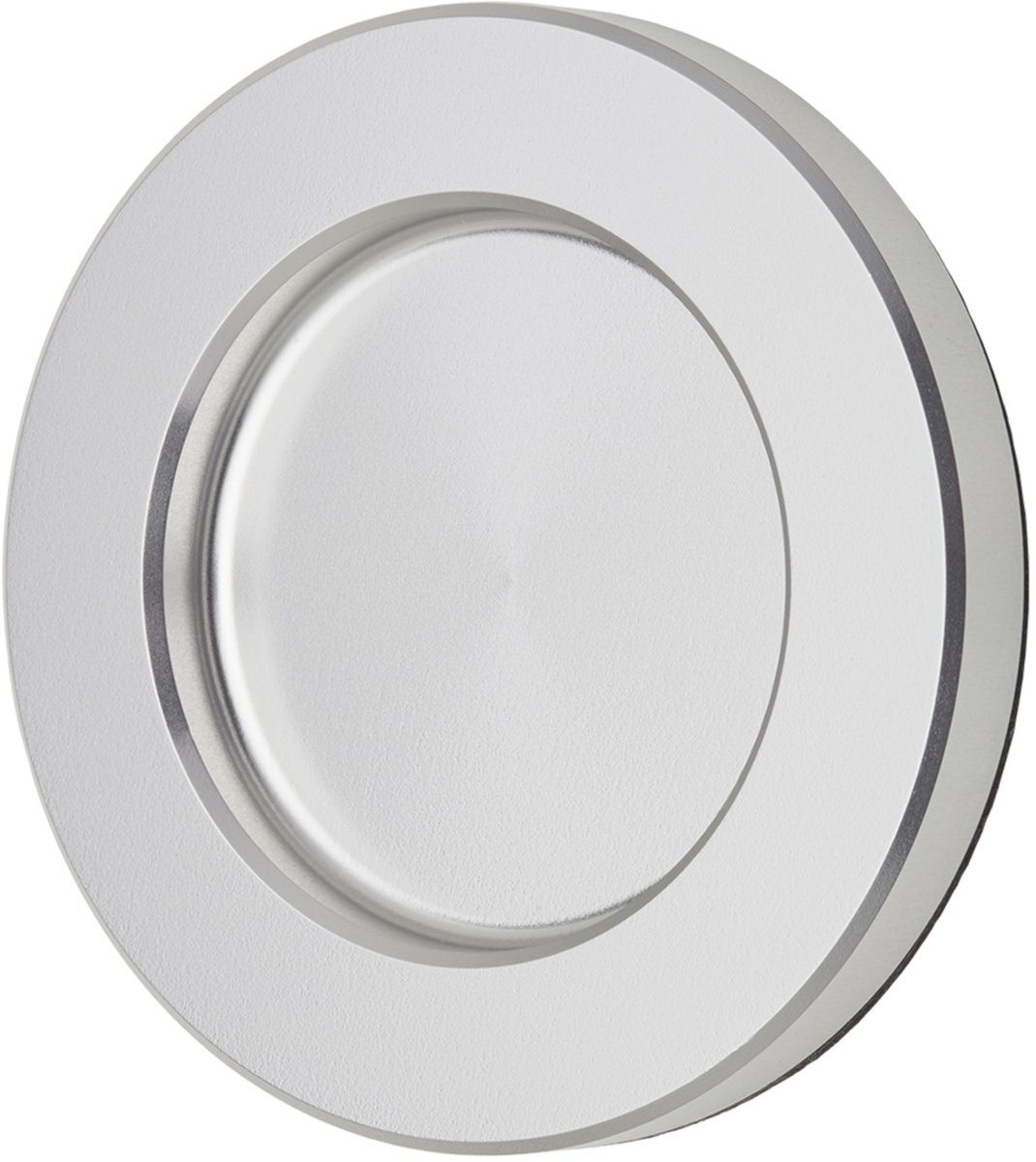 SOTECH Schuifdeurgreep TAYO RVS-look Ø 70 x 8 mm zelfklevend (3M VHB), glazen deurklink van aluminium, greepschaal voor glas- & kamerdeuren