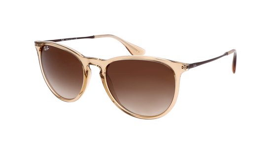 Ray-Ban Erika Transparent Light Brown Zonnebril - BruinTransparant van Ray-Ban — afbeelding 2