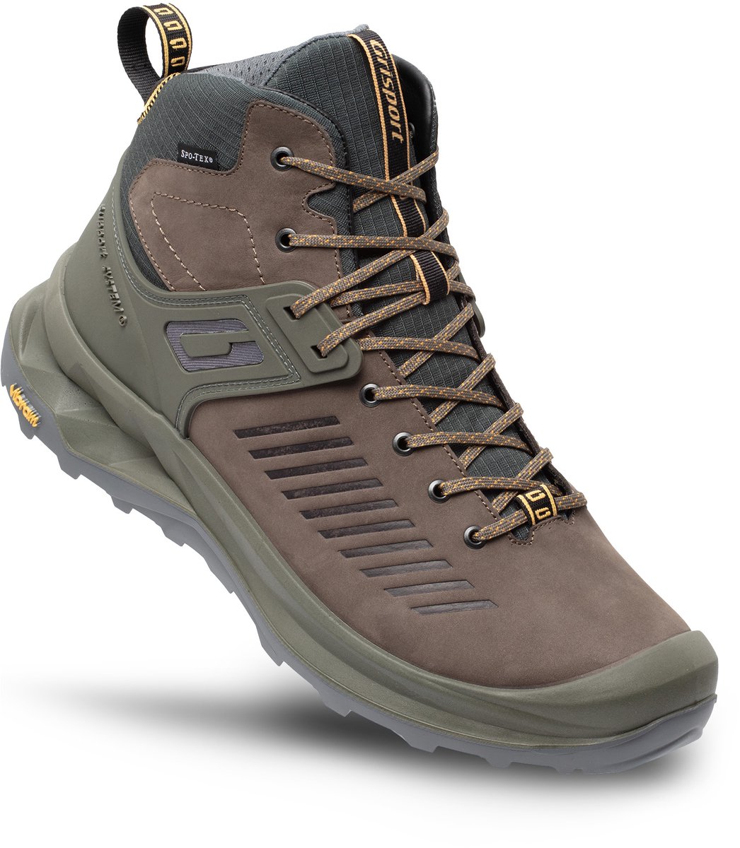 Grisport Journey Mid Unisex Wandelschoenen Bruin