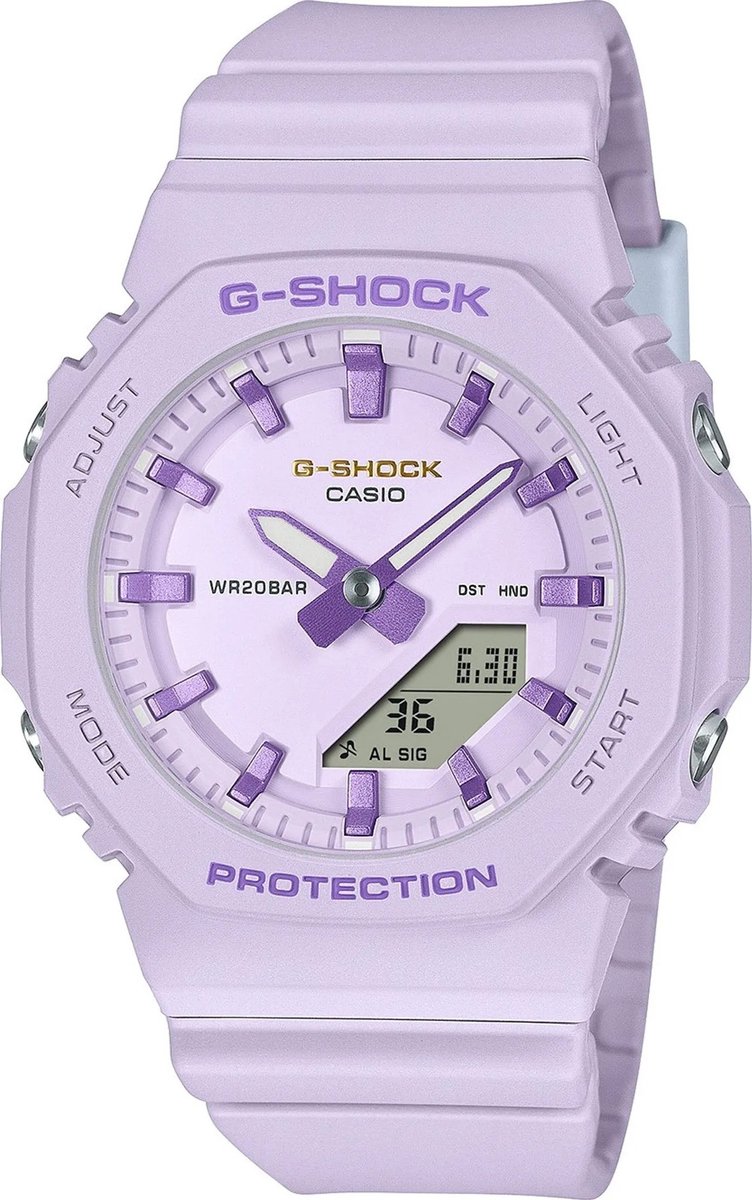 Casio G-Shock GMA-P2125W-6AER Horloge - Kunststof - Paars - Ø 40 mm