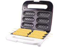 Beper Wafelijzer – Wafelmaker – Wafelmachine – Wafel IJzer – Rood