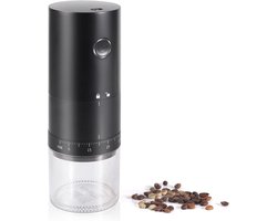 Draagbare Elektrische Koffiemolen - Oplaadbare Kleine Koffiemolen Met 38 Nauwkeurige Maalstanden - Elektrische Koffiemolen - Elektrische Koffiemolen En Blender - Geschikt Voor Koffiebonen, Lijnzaad, Specerijen - Zwart