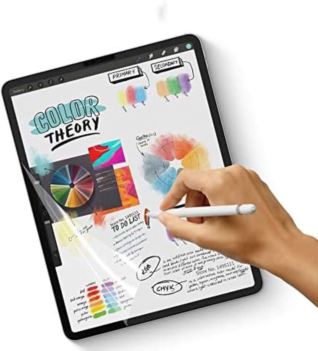 PolkaHome Paper-Feel 2 stuks schrijf- en tekenbeschermfolie voor Samsung Galaxy Tab S8 Ultra - Compatibel met S-Pen - Anti-reflecterend - Vermindert vingerafdrukken