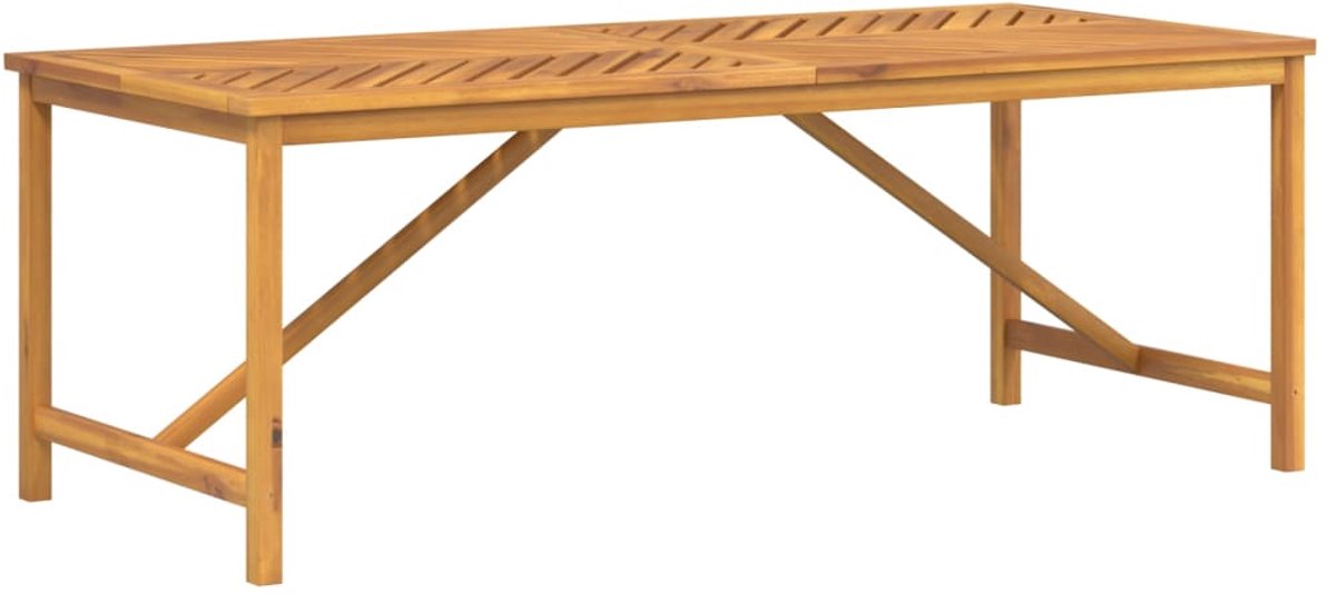 vidaXL Tuintafel 200x90x74 cm massief acaciahout