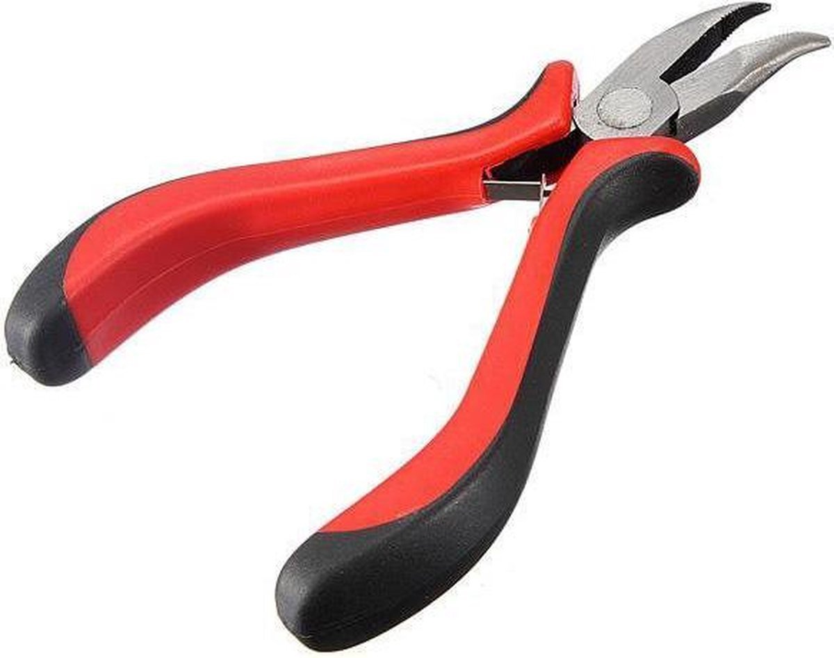 Scoby - Extension Tang - Inzettang voor Hair Extensions - Microring Tool - Verwijdertang voor Extensions - Zwart