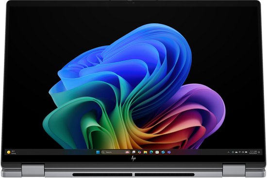 HP OmniBook X Flip 16-ar0620nd Copilot+ PC AMD Ryzen AI 5 340 Hybride (2-in-1) 40,6 cm (16") Touchscreen 2K 16 GB LPDDR5x-SDRAM 512 GB SSD Wi-Fi 7 (802.11be) Windows 11 Home Zilver - HP - Hoofdafbeelding