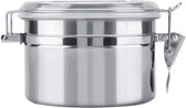 Boîte à café hermétique en acier inoxydable pour le stockage du Thee, du sucre et des grains de café (800 ml)