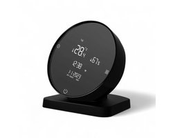 Thermostaat | Wifi | Touchscreen | Opbouw | CV installatie | Tuya Alexa Google | Zwart | Kunststof