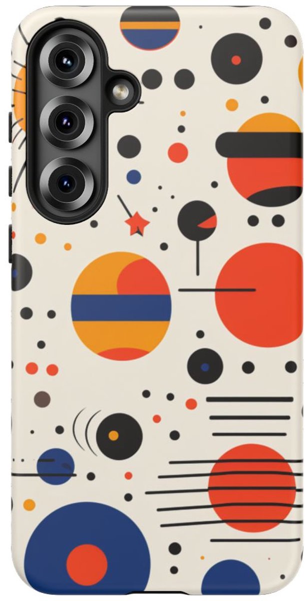 Abstract Hemels Patroon – Telefoonhoesje Geschikt voor Samsung Galaxy S25 Plus