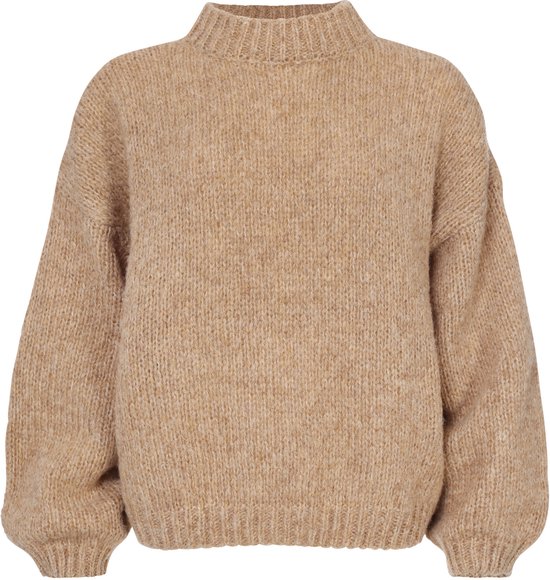 LXS - the female concept - 2531-9340-049 Dames Sweater - Maat S/M - beige van