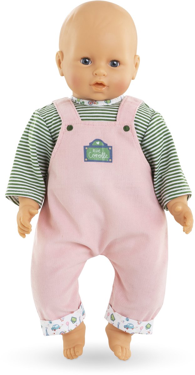 Corolle poppenkleding babypop 42cm - T-shirt en overall - kleurrijke outfit. van Merkloos — afbeelding 4