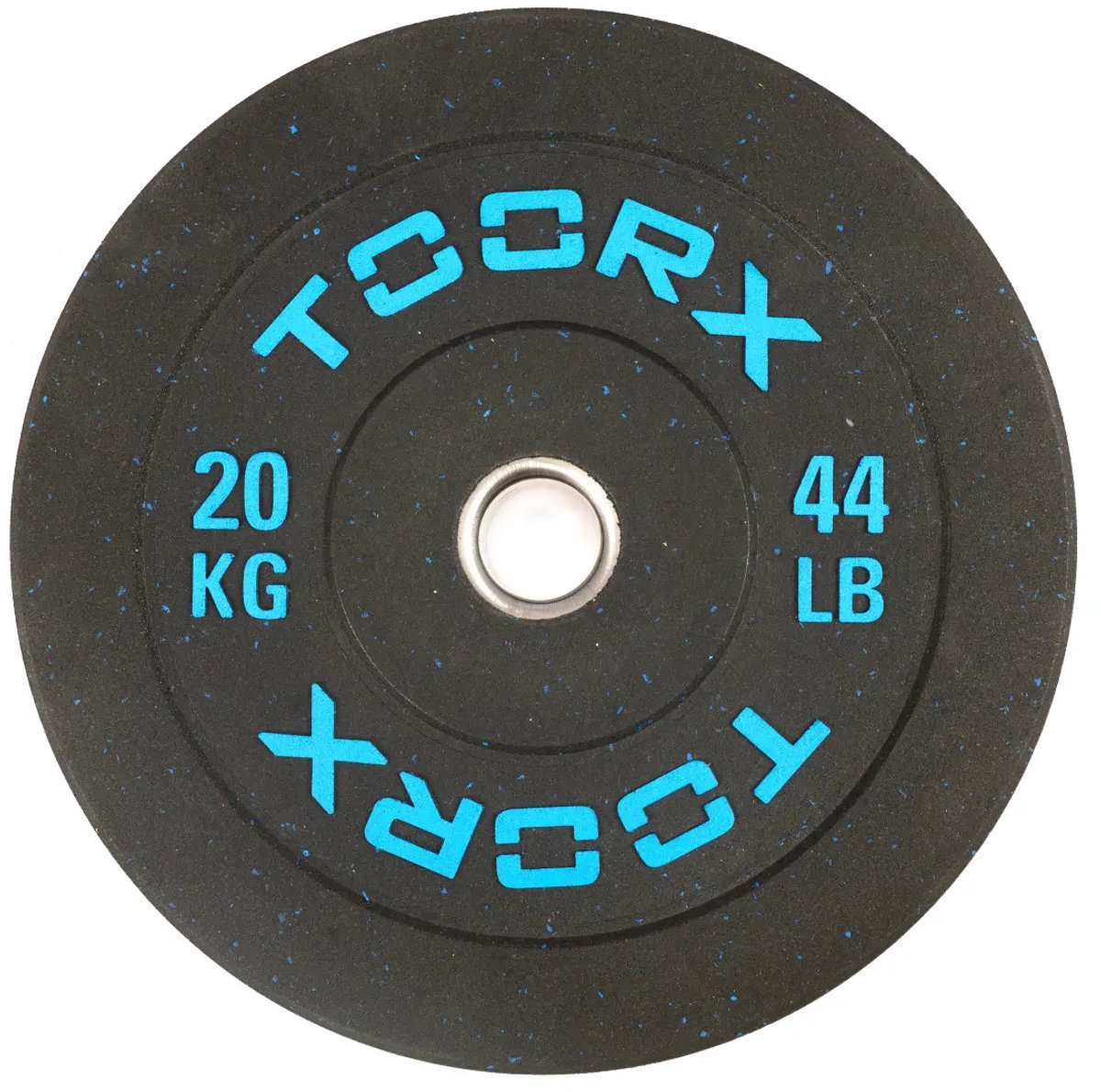 Toorx Professional - DBCR-20 Crumb bumper halterschijf – 50 mm - 20 kg - Gewicht Schijf - Sport Gewichten - Fitness - Blauw - Per Stuk