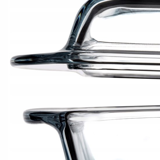 Kadax Ovenschaal Van Hittebestendig Glas, Vuurvast P Glazen Braadpan Met Deksel En Handgrepen Servies Om Te Braden Oven Elektrisch Fornuis Voor Lasagne Vlees Transparant Rechthoek 3 95 L 764318387
