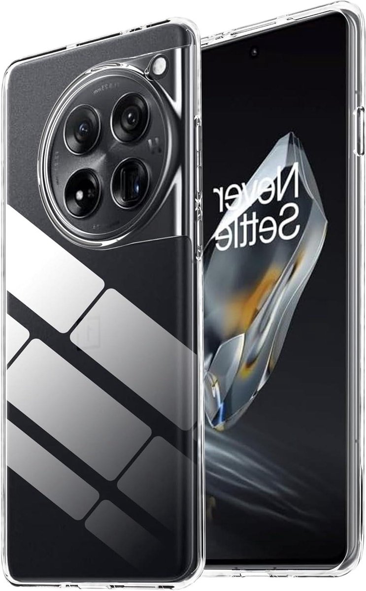 Transparante zachte TPU siliconen hoes voor OnePlus 12 5G - Stootvast en beschermend