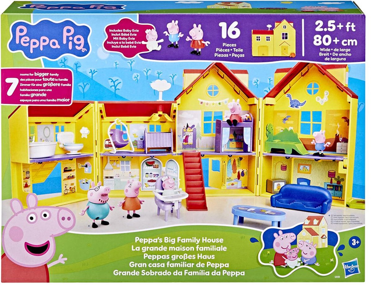 Peppa Pig Familie Huis - Groot uitklapbaar speelgoed huis - Duurzaam — afbeelding 18