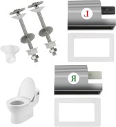 Villeroy & Boch Architectura - Stortbak Voor Staande Toiletpot, Met Zij En Achteraansluiting Alpine Wit 5773g101