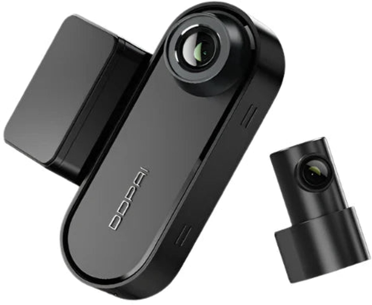 Dashcam voor Auto - WiFi - Dashcams - Super compact - Dubbele camera - FullHD video - Zwart