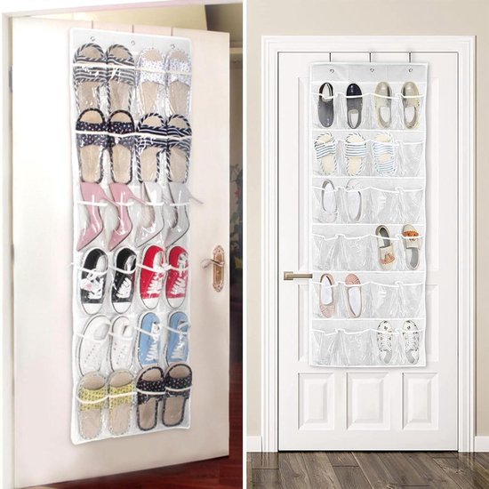 18 stuks zwevende schoenenrekken, transparante acryl schoenenrekken gemonteerd aan de muur, voor de weergave van verzamelobjecten voor schoenen en sneakers