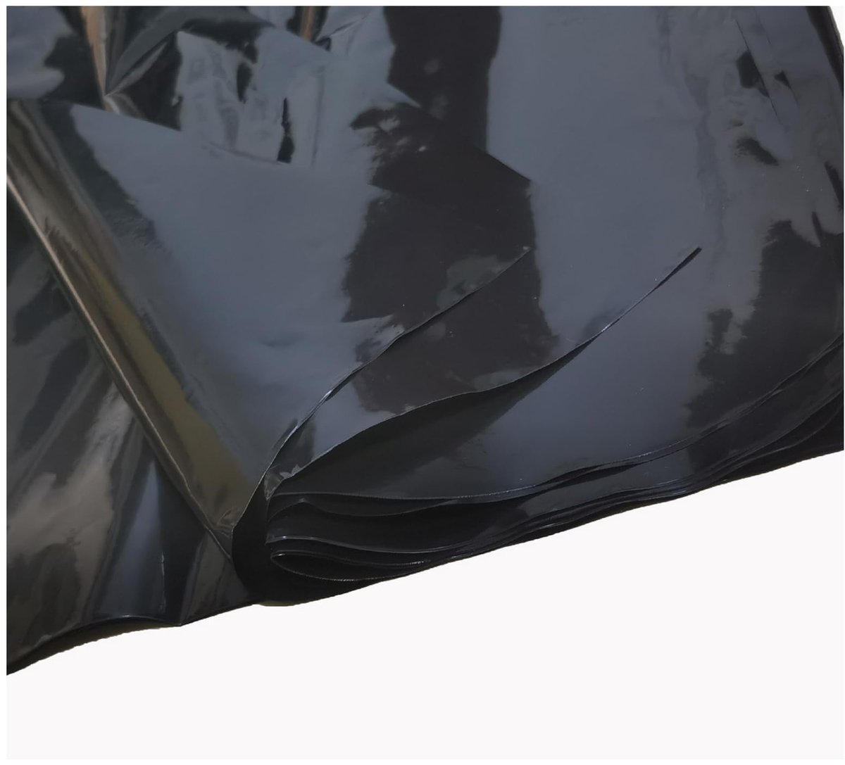 Tuinfolie - Scheurvast Polyethyleen 1.7 mm dik - Voor kas, folietunnel en stofbescherming - Zwart, 2m x 10m