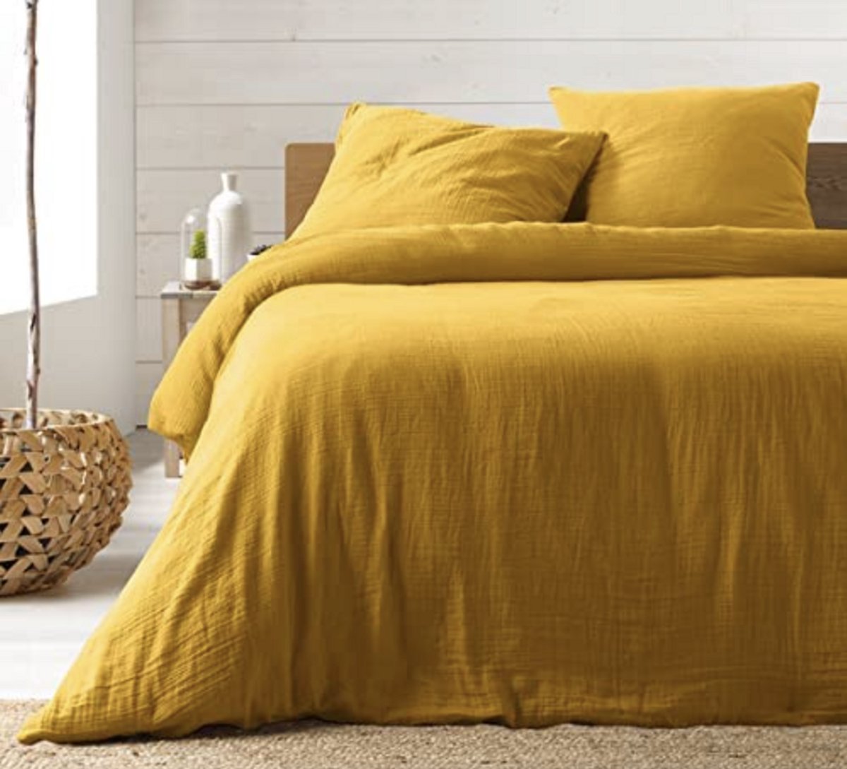 Katoenen gaas bedset 240 x 220 cm