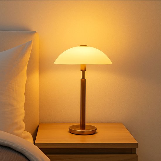 Lampe de table 'Touch' grande bronze