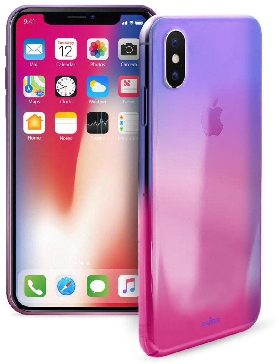 Puro zadnà kryt "Hologram" pro Apple iPhone X, rùÅ?